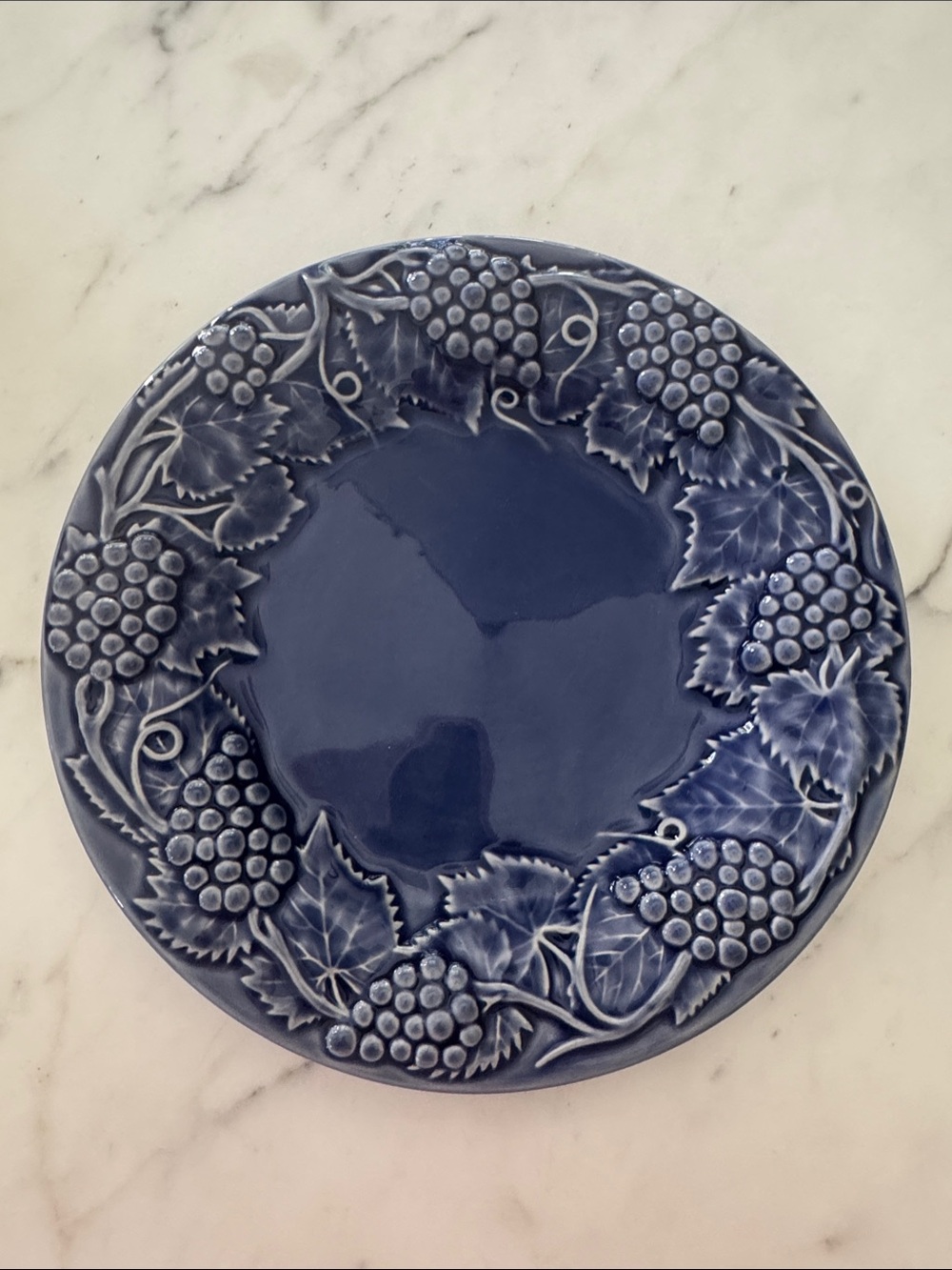 Set of 8 Portuguese Blue Ceramic Salad Plate 9.5”